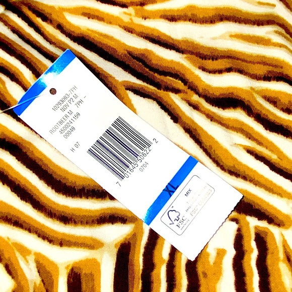 NWT JONES NY Animal Print Top - Picture 6 of 6